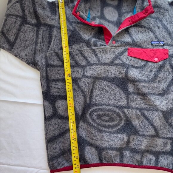 Patagonia Mens XS LW Synchilla Snap-T Pullover Fleece Jacket Shale Rock Gray - Picture 5 of 8